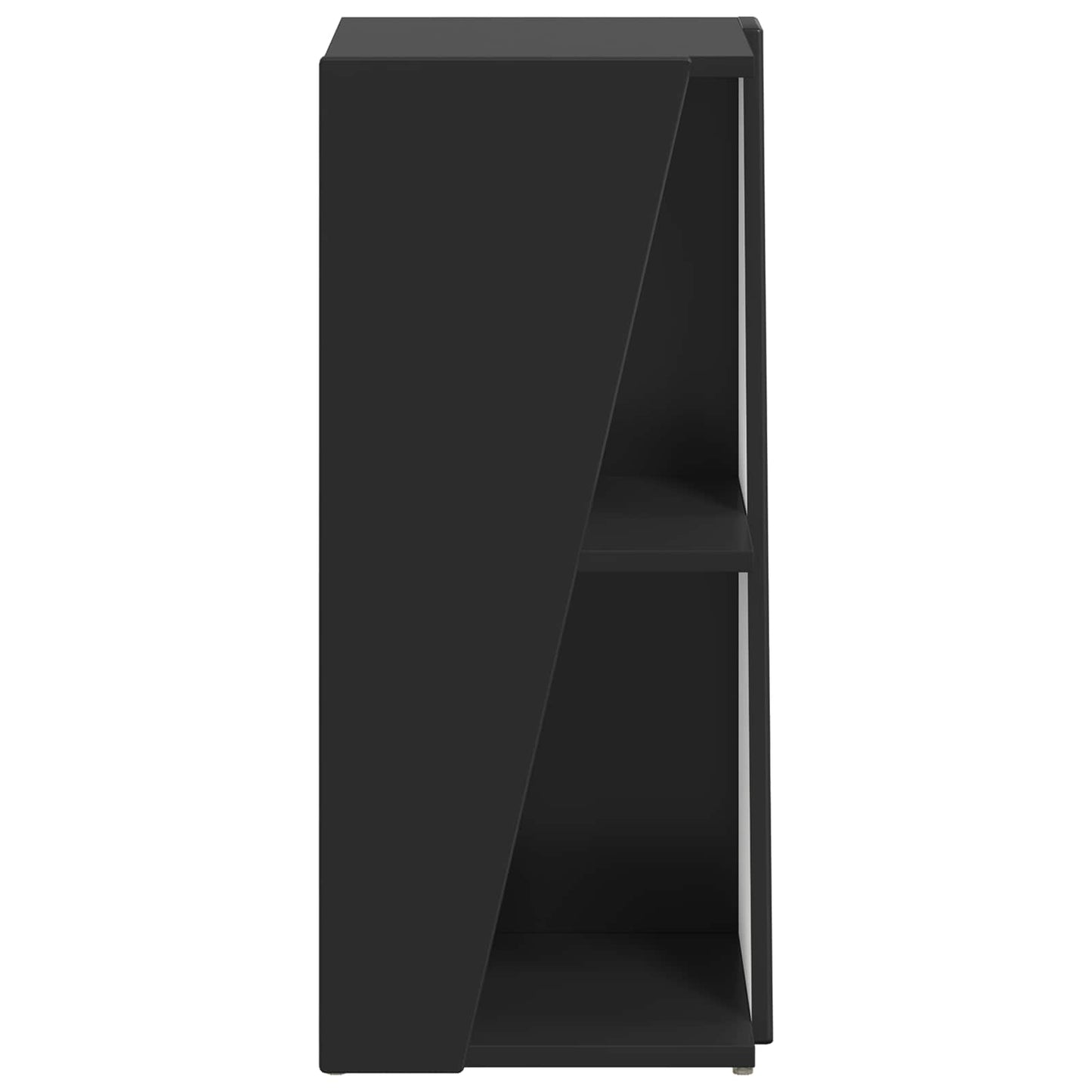 Zijplank Zwart 33 x 32 x 70,5 cm Bewerkt hout