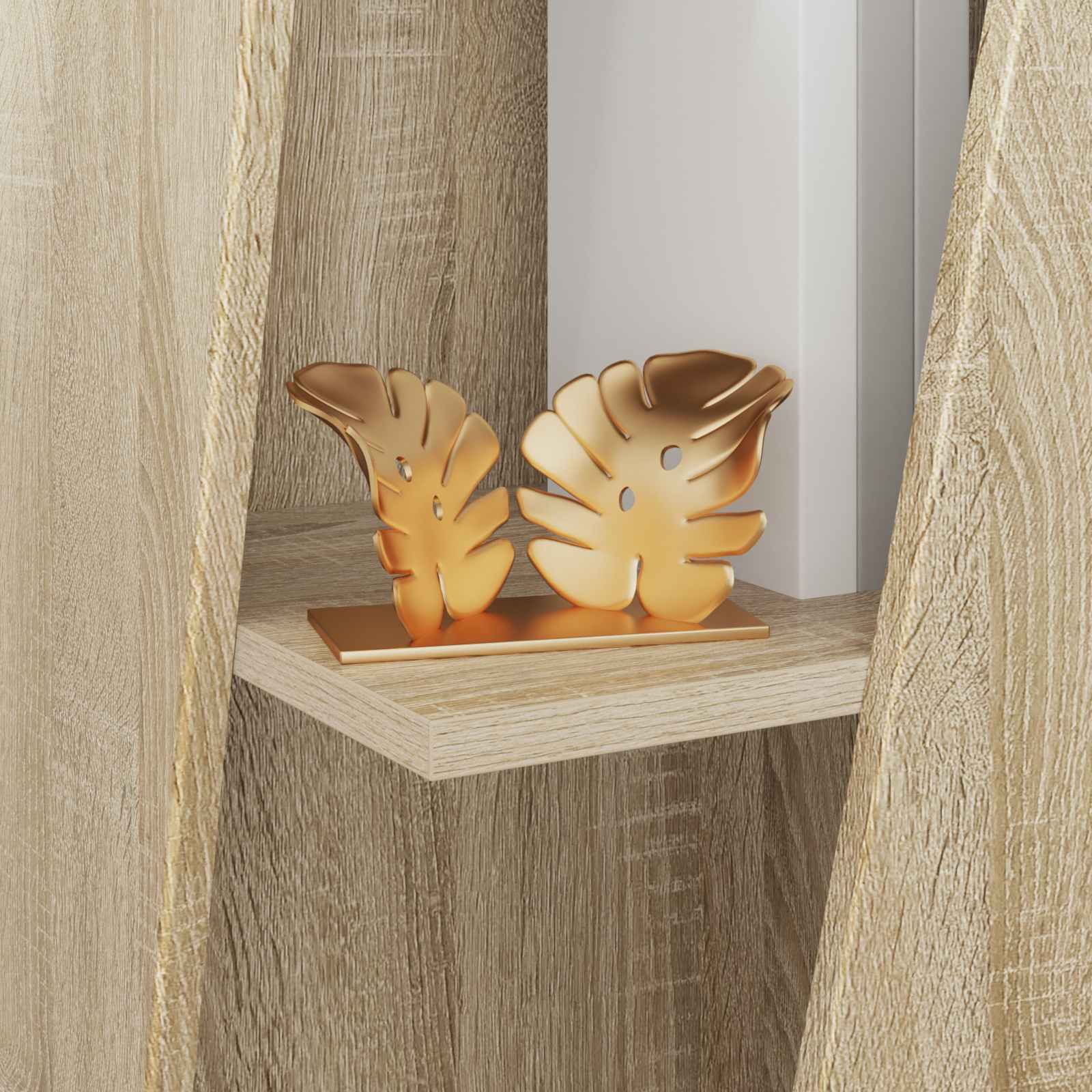 Zijplank Sonoma Eiken 33 x 32 x 70,5 cm Bewerkt hout