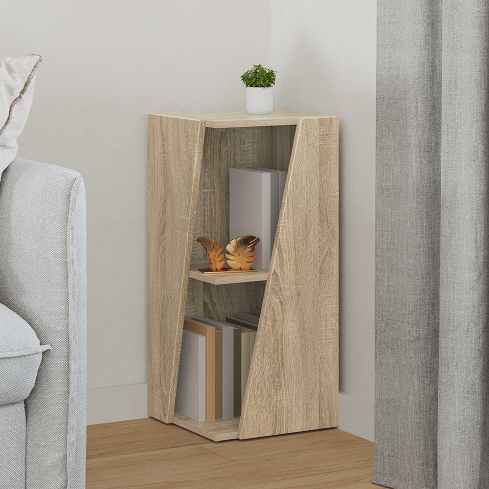 Zijplank Sonoma Eiken 33 x 32 x 70,5 cm Bewerkt hout