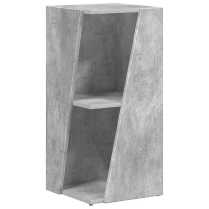 Zijplank Beton Grijs 33 x 32 x 70,5 cm Bewerkt hout