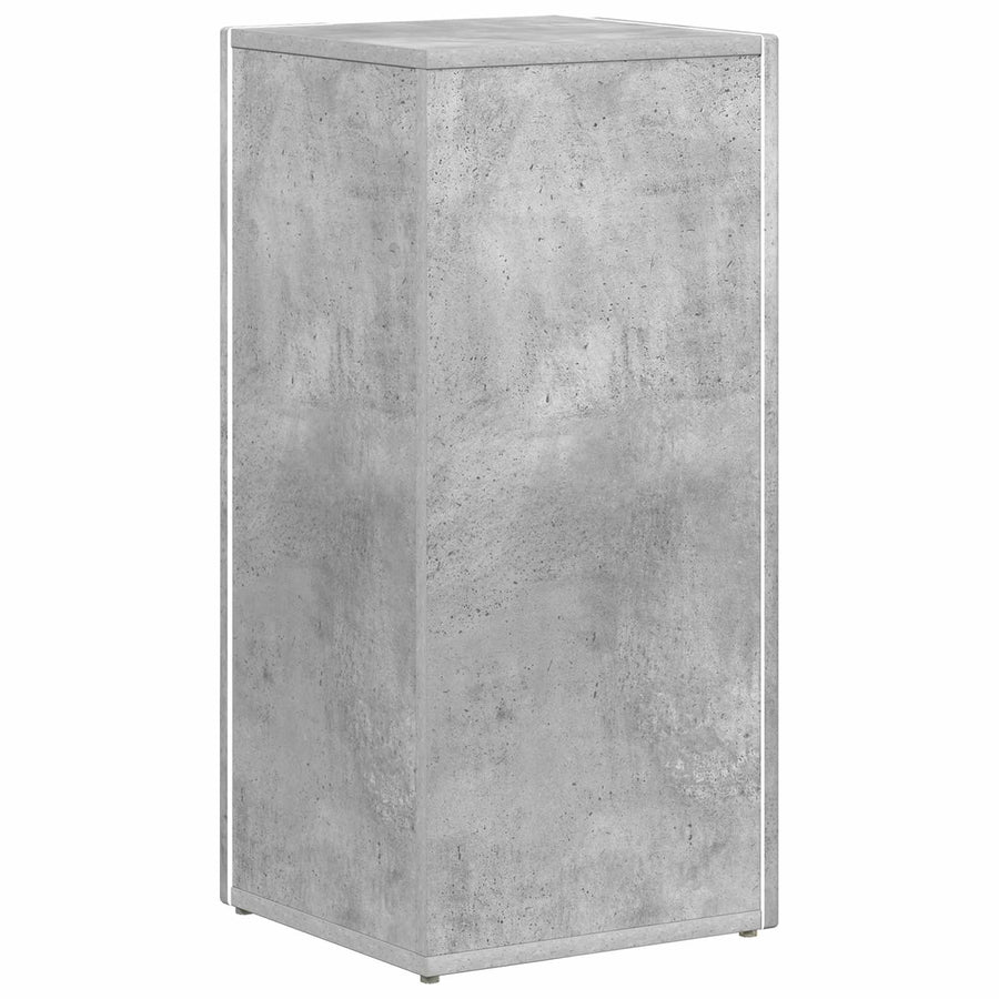 Zijplank Beton Grijs 33 x 32 x 70,5 cm Bewerkt hout