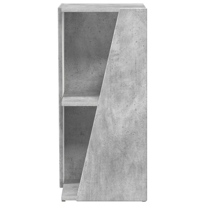 Zijplank Beton Grijs 33 x 32 x 70,5 cm Bewerkt hout