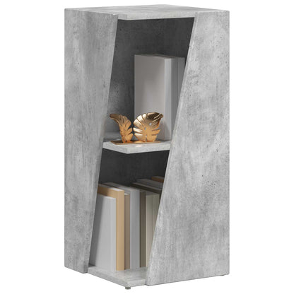 Zijplank Beton Grijs 33 x 32 x 70,5 cm Bewerkt hout