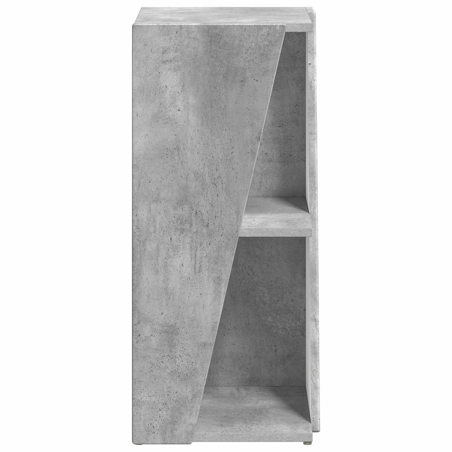 Zijplank Beton Grijs 33 x 32 x 70,5 cm Bewerkt hout