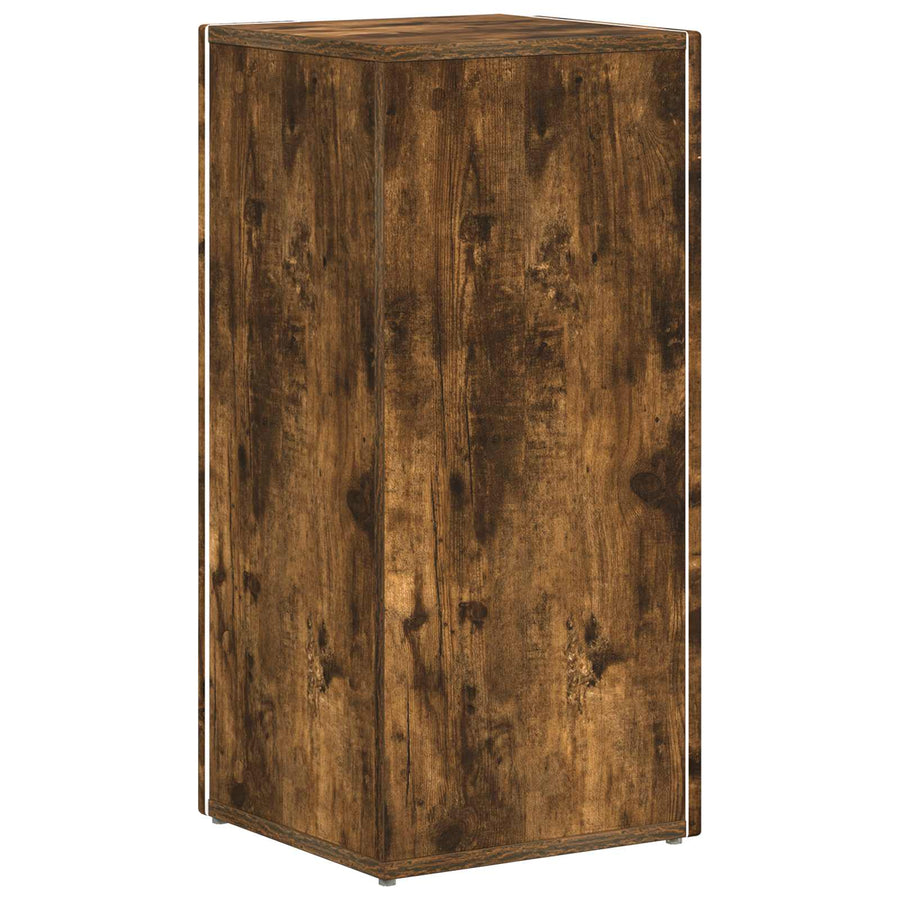 Zijplank Gerookt eiken 33 x 32 x 70,5 cm Bewerkt hout