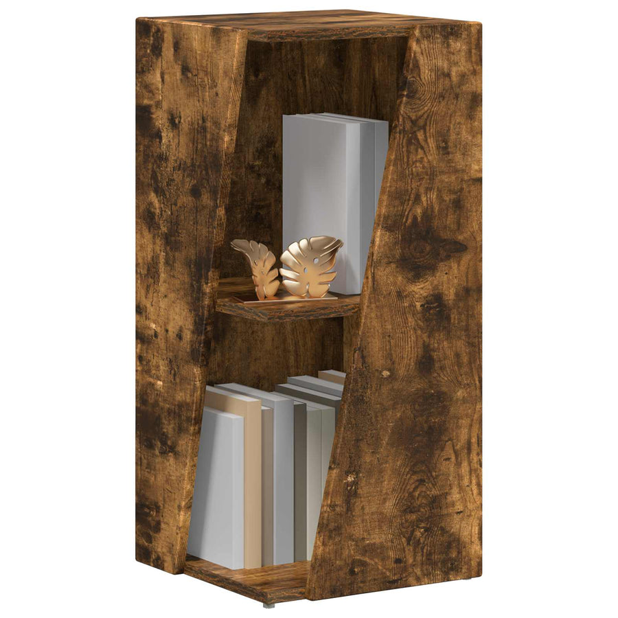 Zijplank Gerookt eiken 33 x 32 x 70,5 cm Bewerkt hout
