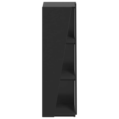 Zijplank Zwart 33 x 32 x 100,5 cm Bewerkt hout