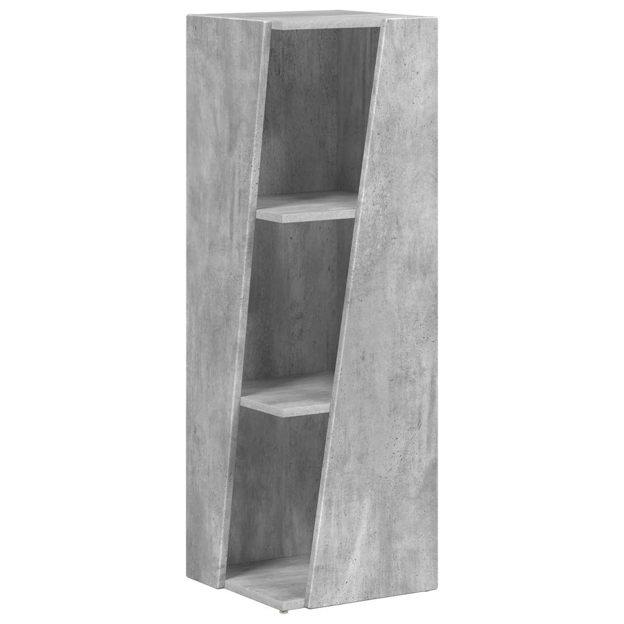 Zijplank Beton Grijs 33 x 32 x 100,5 cm Bewerkt hout