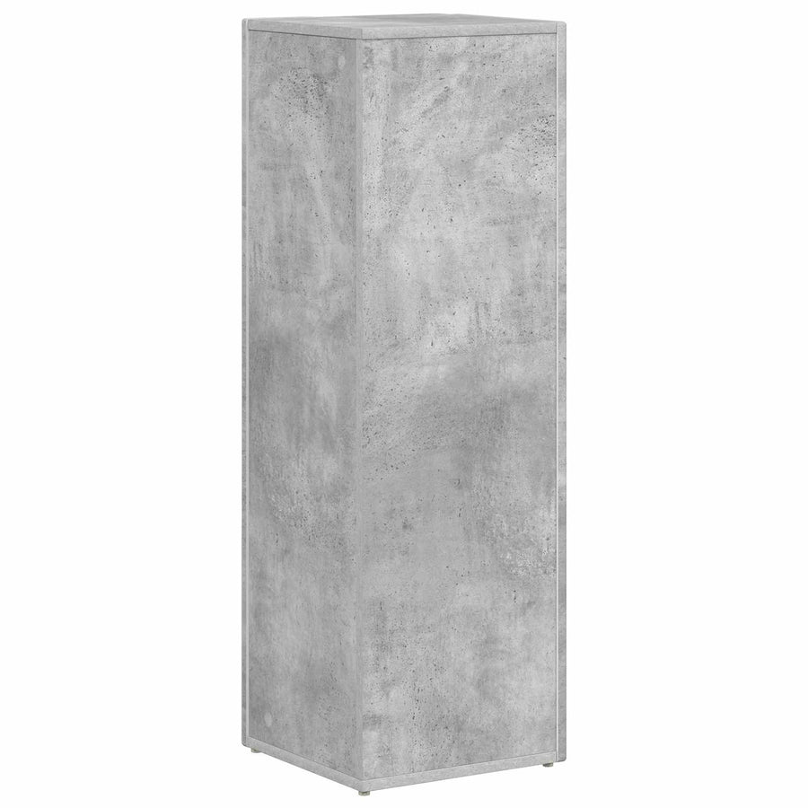 Zijplank Beton Grijs 33 x 32 x 100,5 cm Bewerkt hout