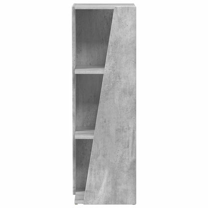 Zijplank Beton Grijs 33 x 32 x 100,5 cm Bewerkt hout