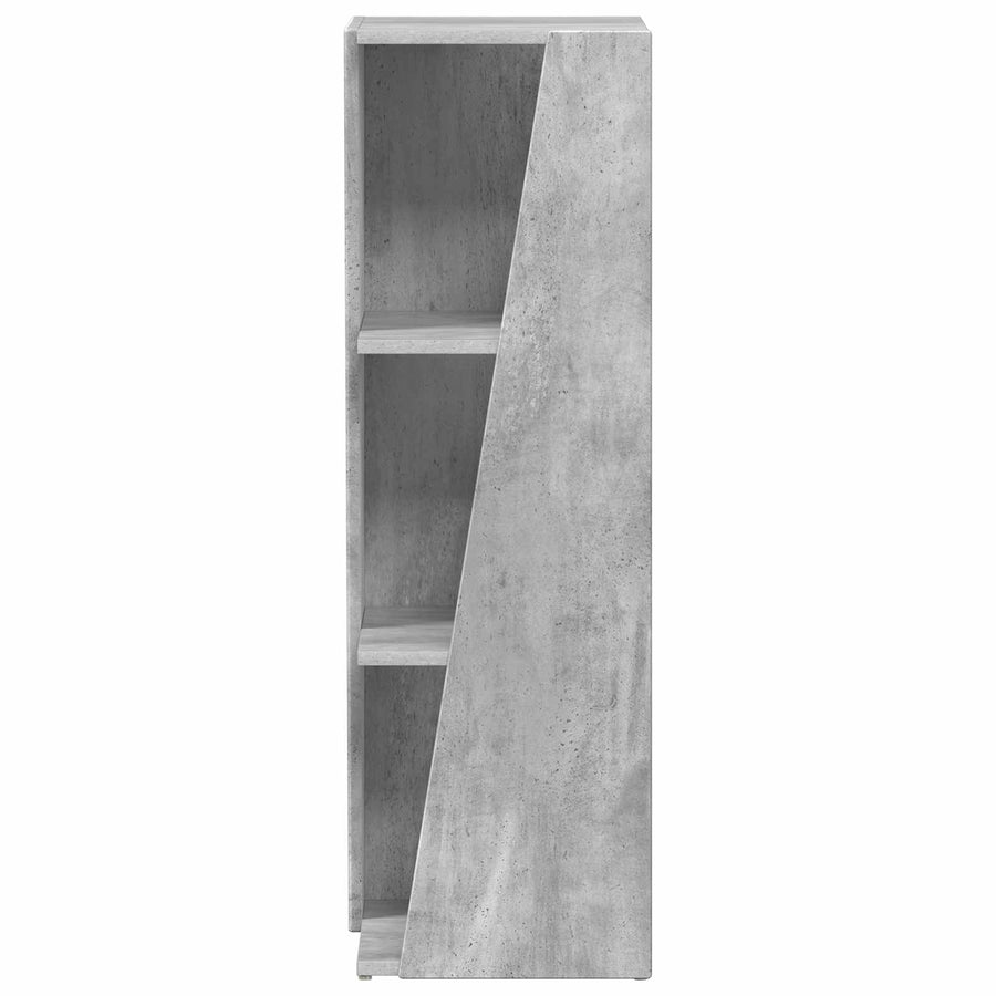 Zijplank Beton Grijs 33 x 32 x 100,5 cm Bewerkt hout