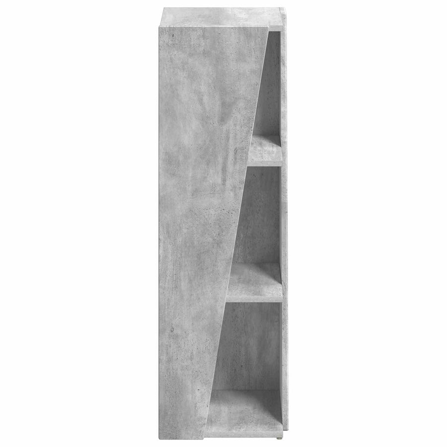 Zijplank Beton Grijs 33 x 32 x 100,5 cm Bewerkt hout
