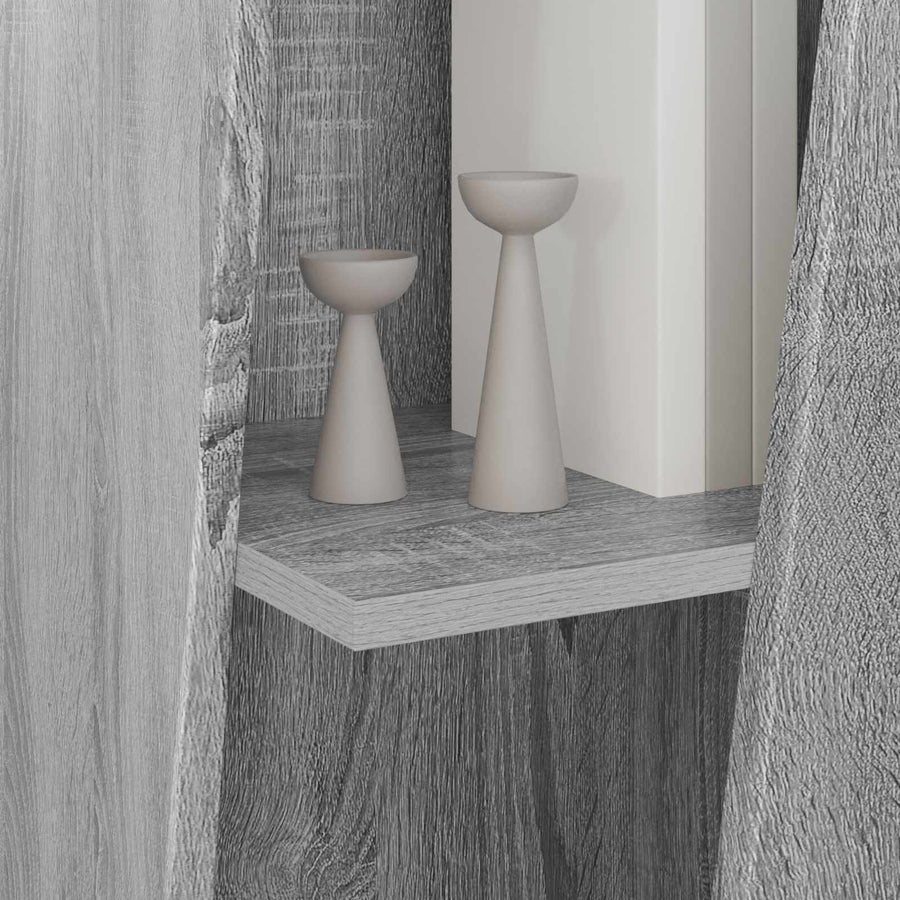 Zijplank Grijs Sonoma 33 x 32 x 100,5 cm Bewerkt hout