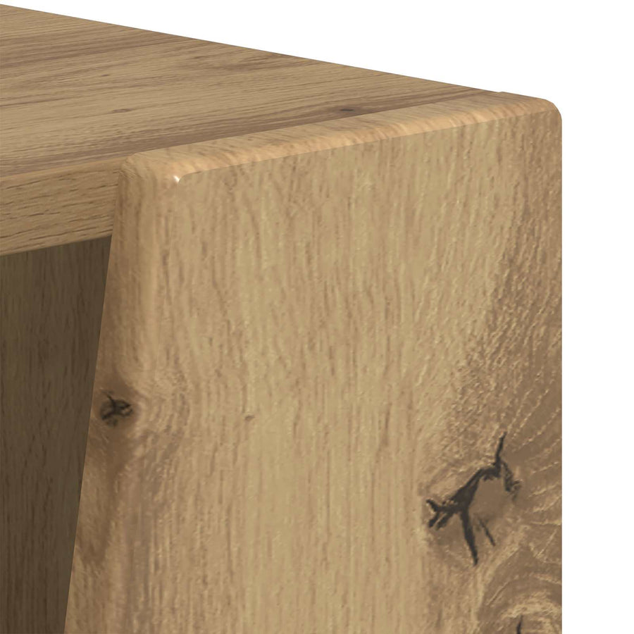 Zijplank Artisan Eiken 33 x 32 x 100,5 cm Bewerkt hout