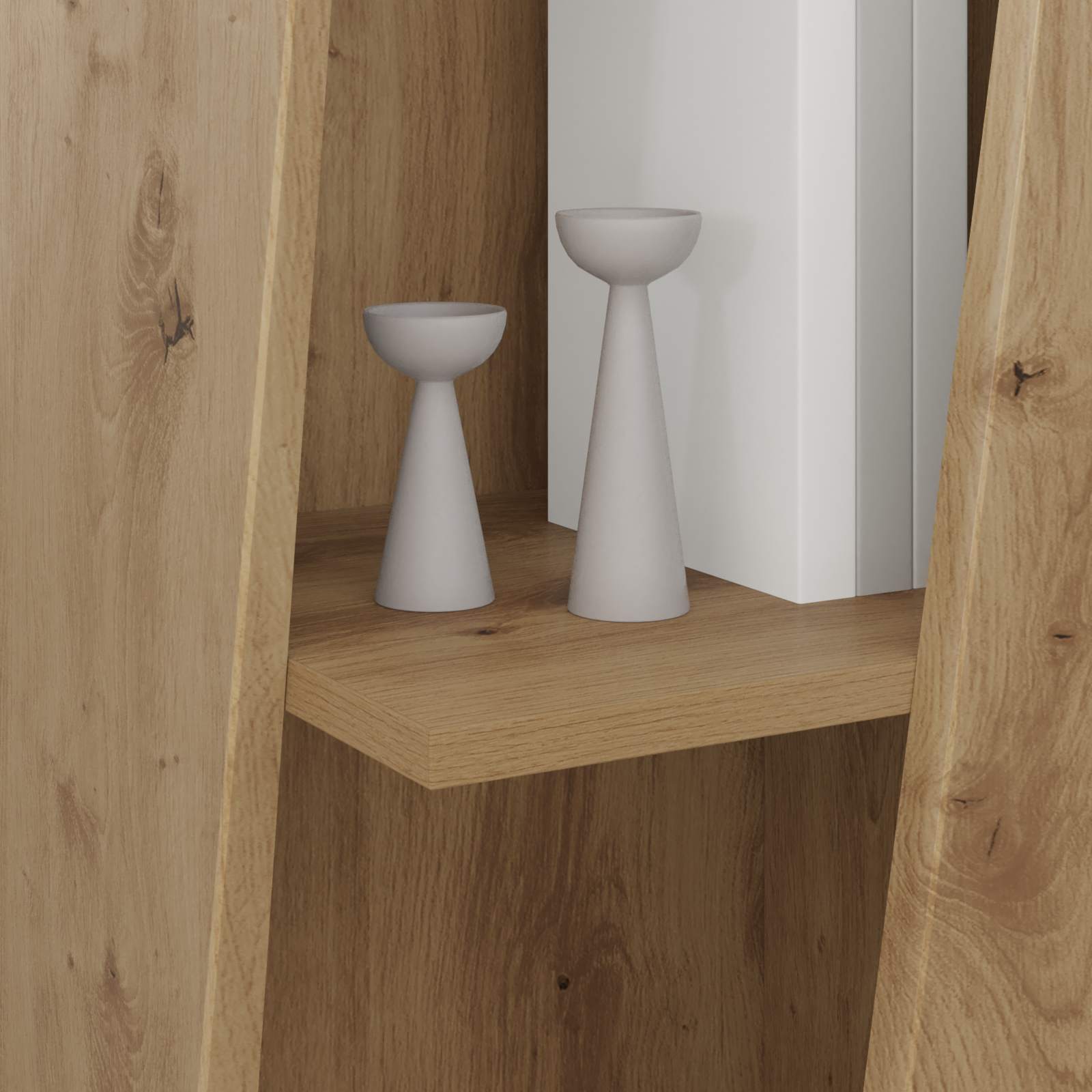 Zijplank Artisan Eiken 33 x 32 x 100,5 cm Bewerkt hout