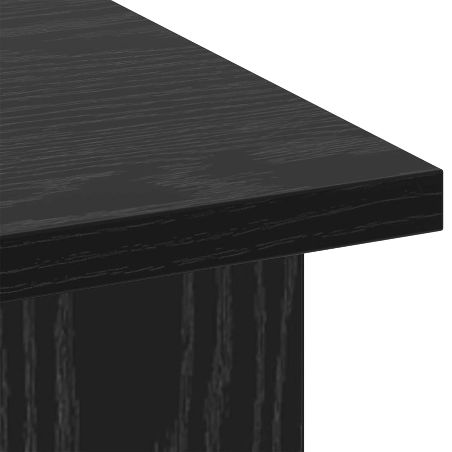 Tv-Standaard Zwart Eiken 100 X 40 X 50 Cm