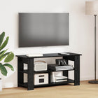 TV Stand Black Oak 100 x 40 x 50 cm