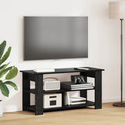 Tv-standaard 100x40x50 cm zwart eiken