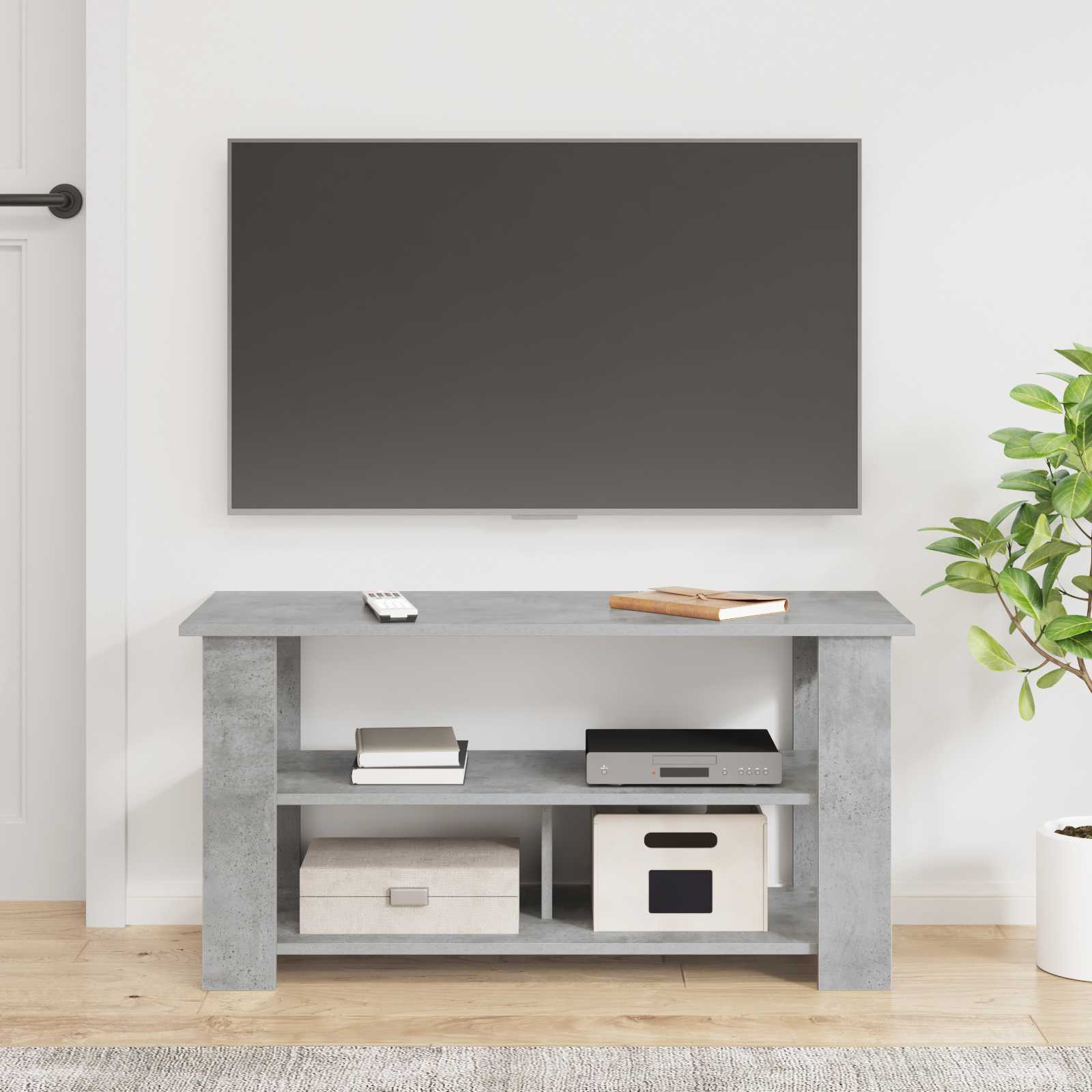 TV-standaard Beton Grijs 100 x 40 x 50 cm