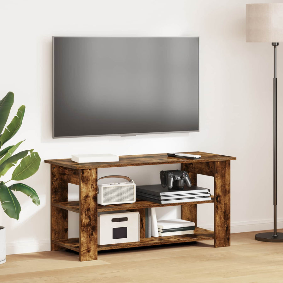 TV-standaard Gerookt eiken 100 x 40 x 50 cm