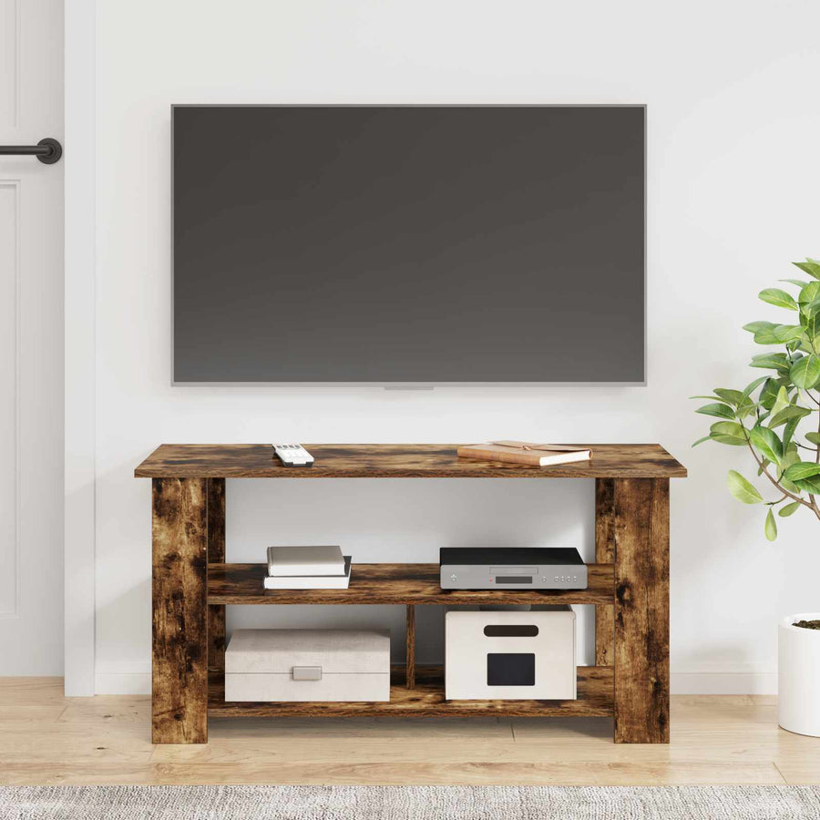 TV-standaard Gerookt eiken 100 x 40 x 50 cm