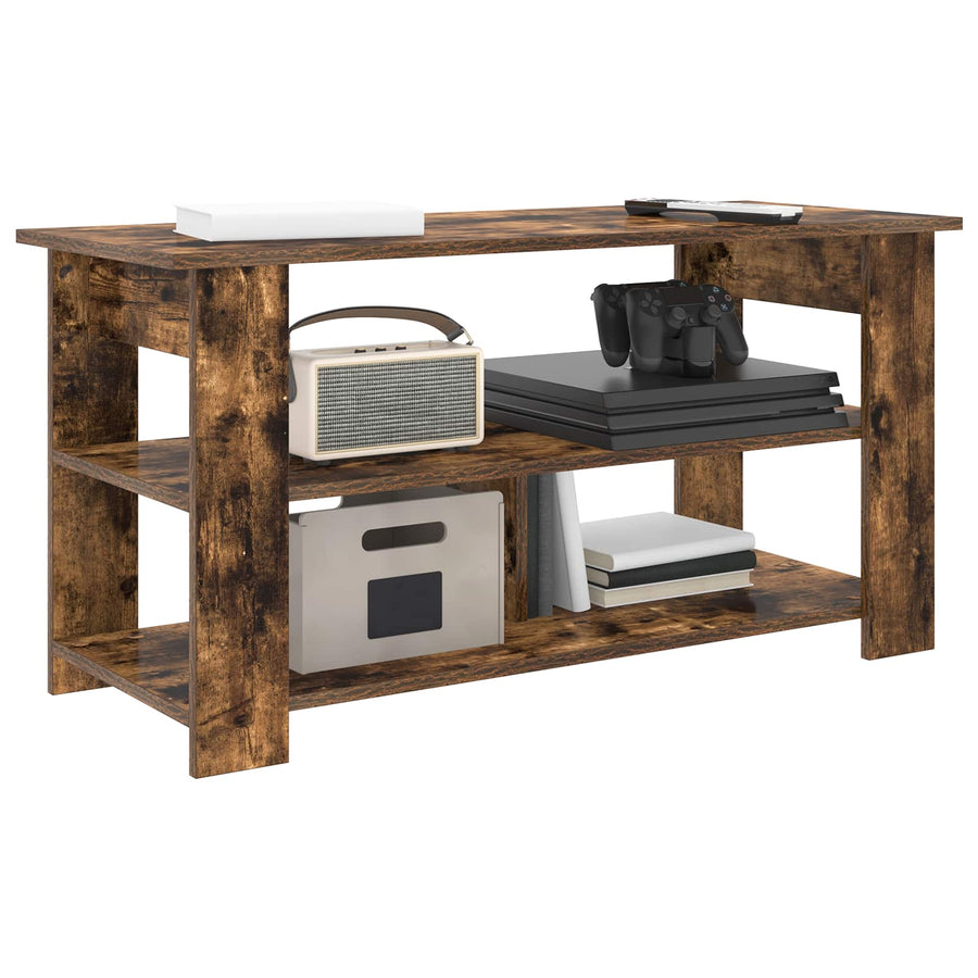 TV-standaard Gerookt eiken 100 x 40 x 50 cm