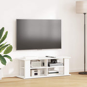 Tv-meubel 96x35x33,5 cm wit bewerkt hout