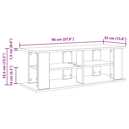 TV-standaard Wit 96 x 35 x 33,5 cm
