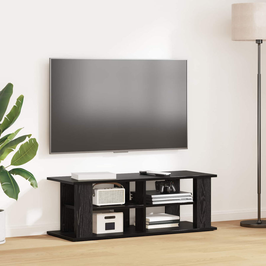 Tv-Standaard Zwart Eiken 96 X 35 X 33,5 Cm