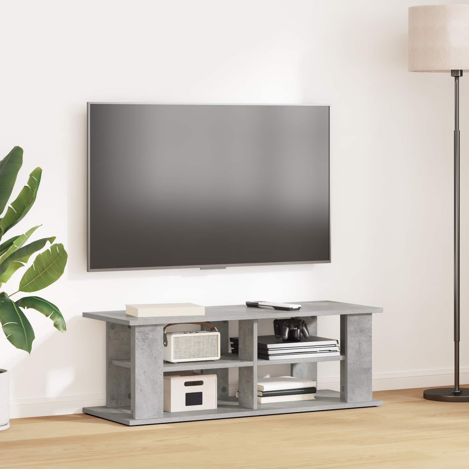 TV-standaard Beton Grijs 96 x 35 x 33,5 cm