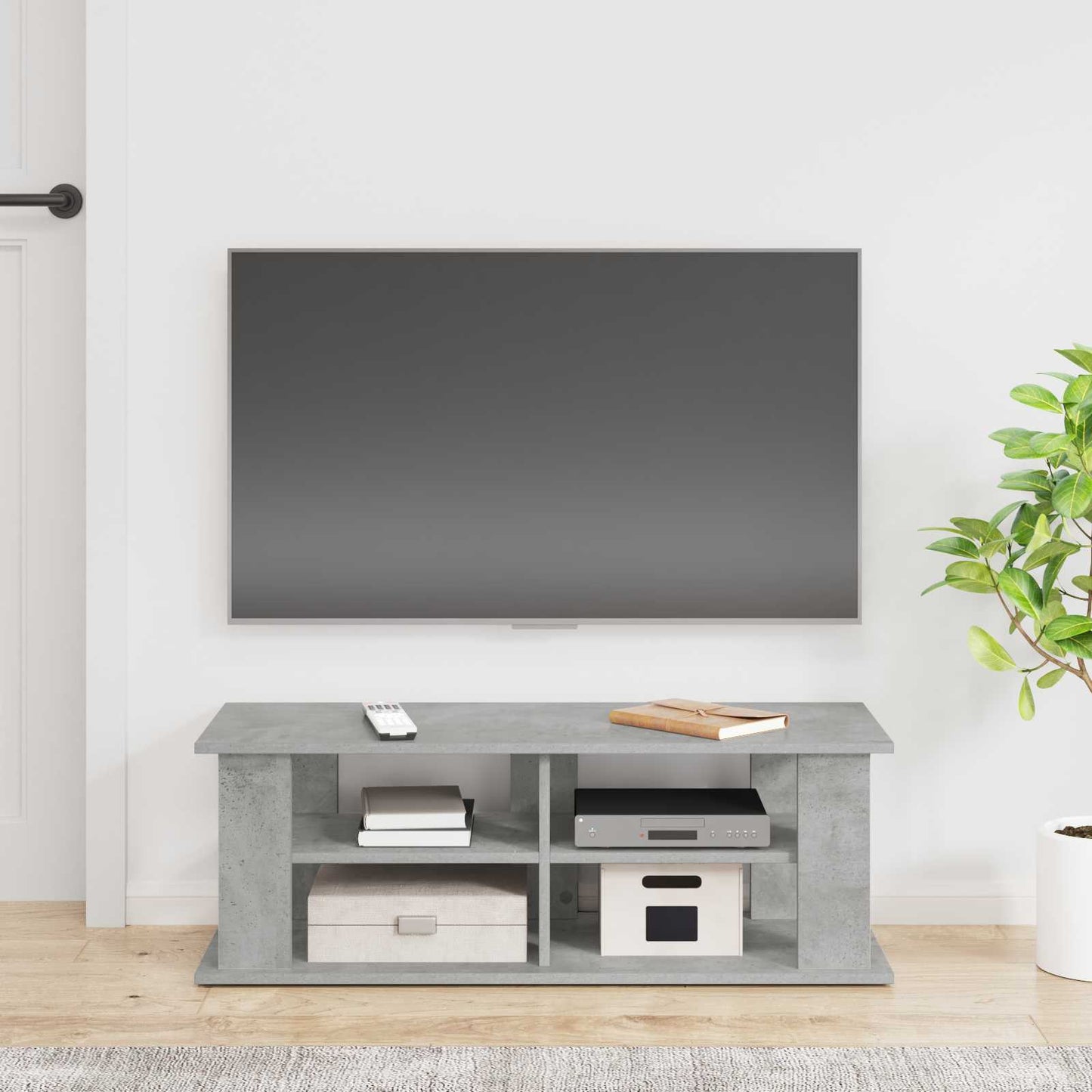 TV-standaard Beton Grijs 96 x 35 x 33,5 cm