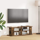 Tv-meubel gerookt eiken 96x35x33,5 cm