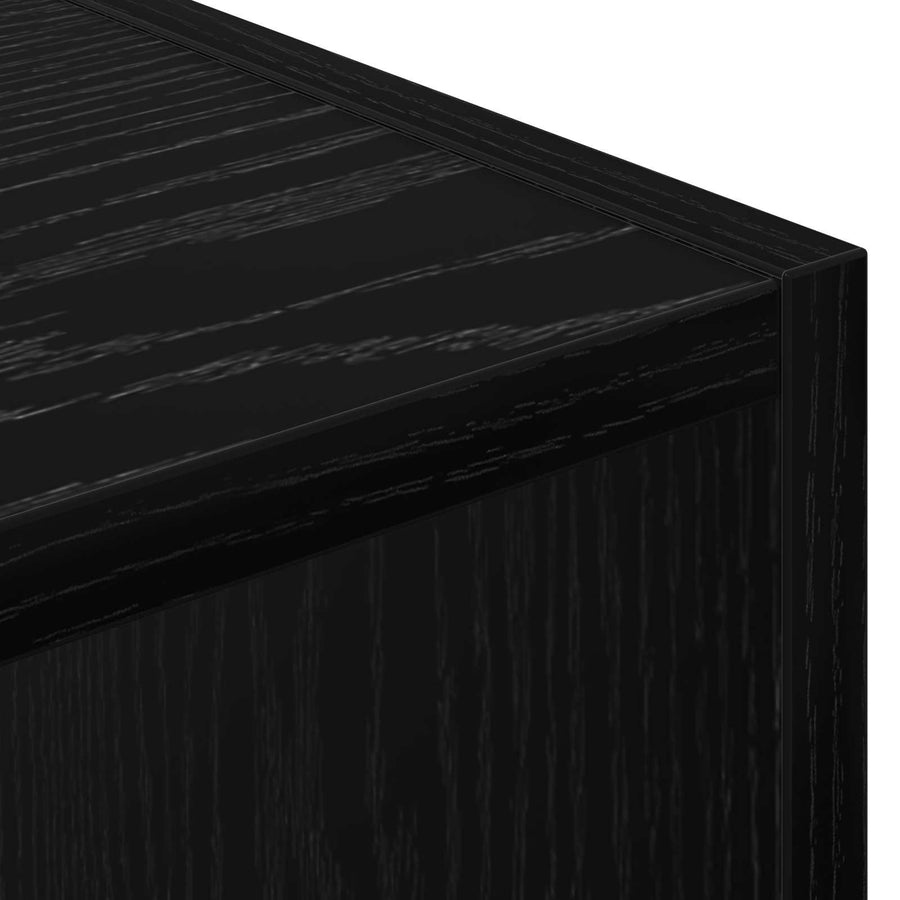 Dressoir Zwart Eiken 90 X 30 X 90 Cm