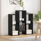 Dressoir zwart eiken 90x30x90 cm