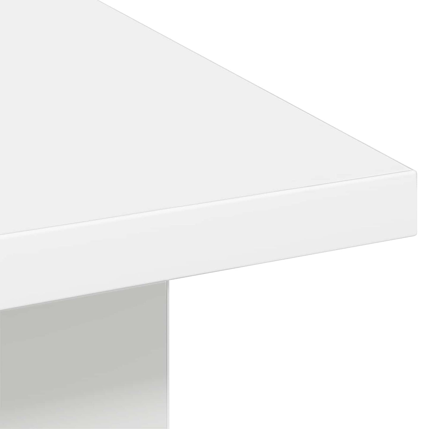 Salontafel met lade Wit 77 x 55 x 42 cm Bewerkt hout