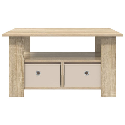 Salontafel met lade Sonoma Eiken 77 x 55 x 42 cm Bewerkt hout
