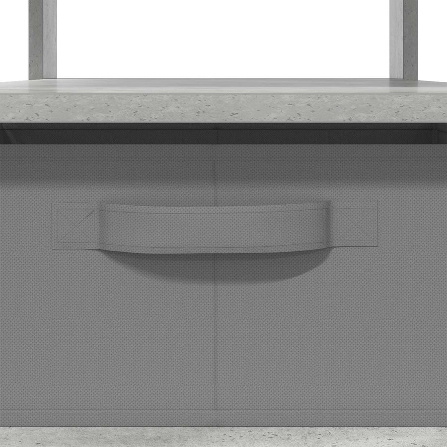 Salontafel met lade Beton Grijs 77 x 55 x 42 cm Bewerkt hout
