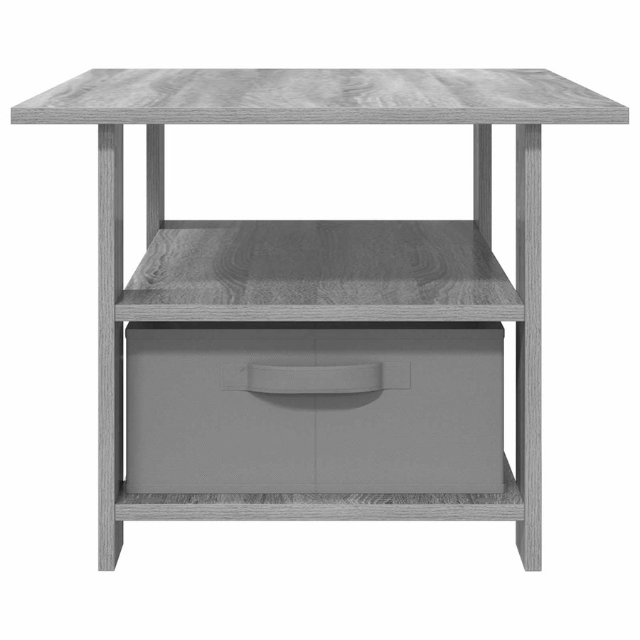 Salontafel met lade Grijs Sonoma 77 x 55 x 42 cm Bewerkt hout
