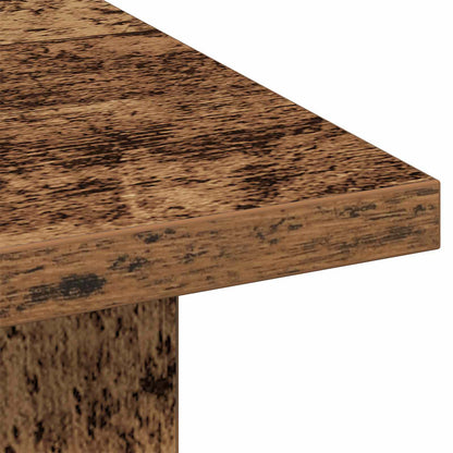 Salontafel met lade Oudhout 77 x 55 x 42 cm Bewerkt hout