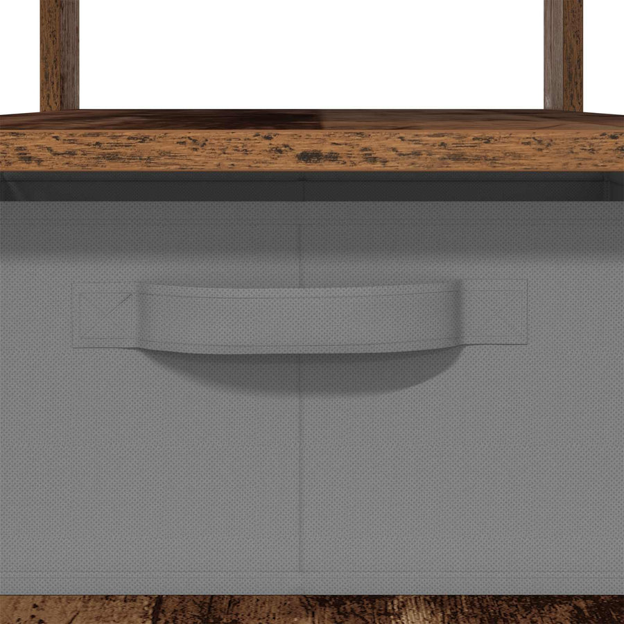 Salontafel met lade Oudhout 77 x 55 x 42 cm Bewerkt hout