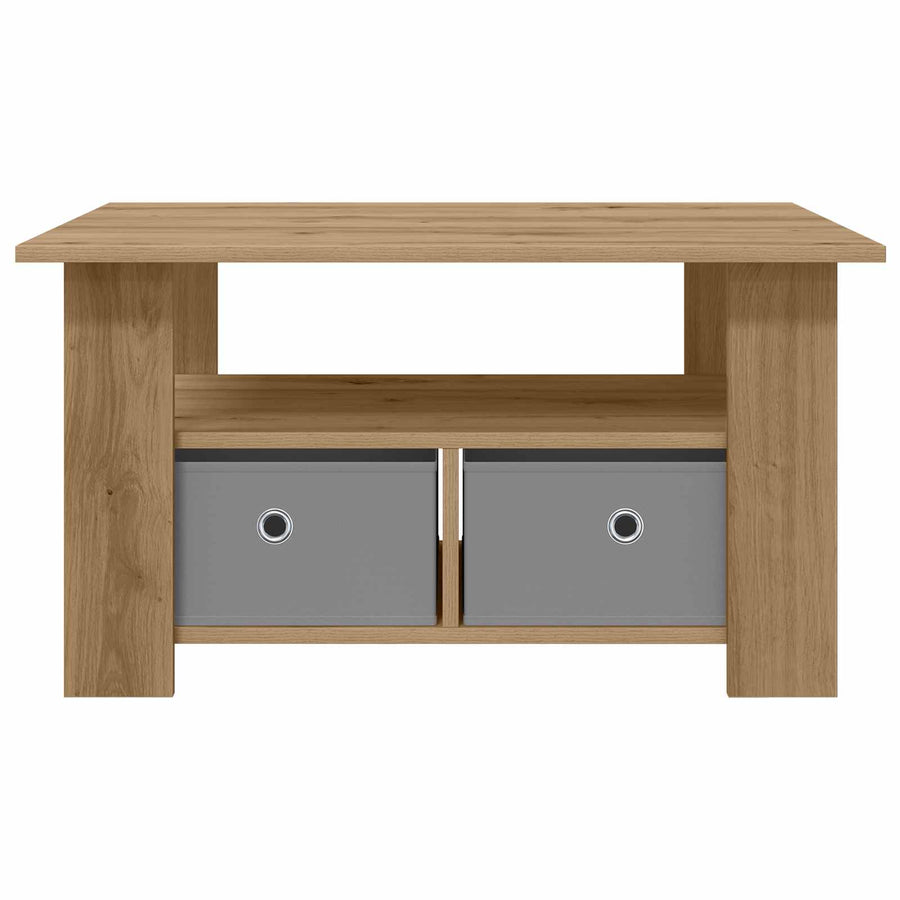 Salontafel met lade Artisan Eiken 77 x 55 x 42 cm Bewerkt hout