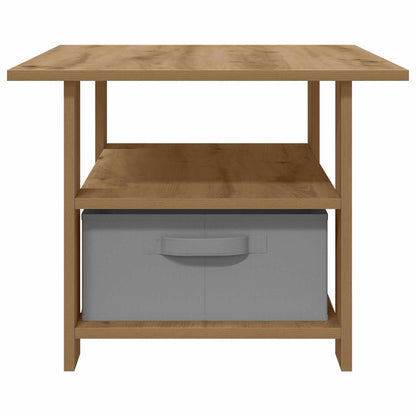 Salontafel met lade Artisan Eiken 77 x 55 x 42 cm Bewerkt hout