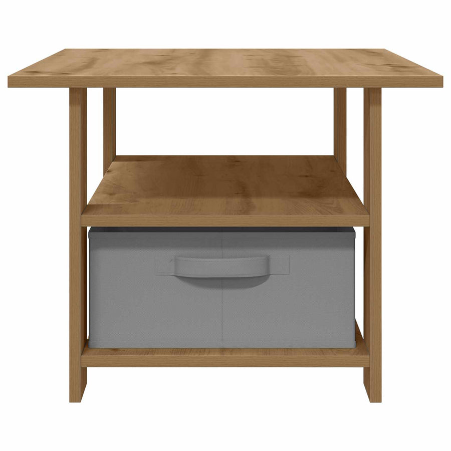 Salontafel met lade Artisan Eiken 77 x 55 x 42 cm Bewerkt hout