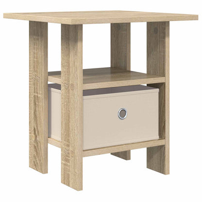 Nachtkastje met lade Sonoma Eiken 41 x 40 x 45 cm Bewerkt hout