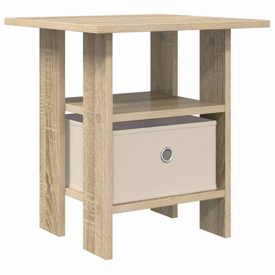 Nachtkastje met lade Sonoma Eiken 41 x 40 x 45 cm Bewerkt hout