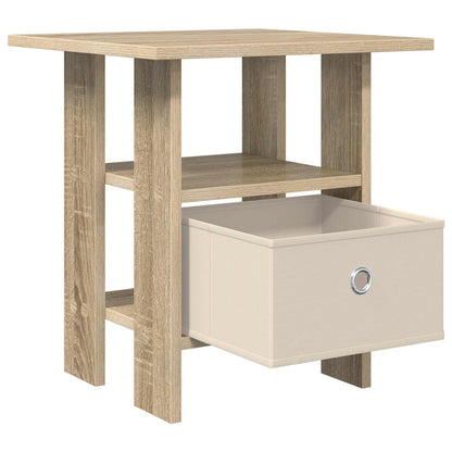 Nachtkastje met lade Sonoma Eiken 41 x 40 x 45 cm Bewerkt hout