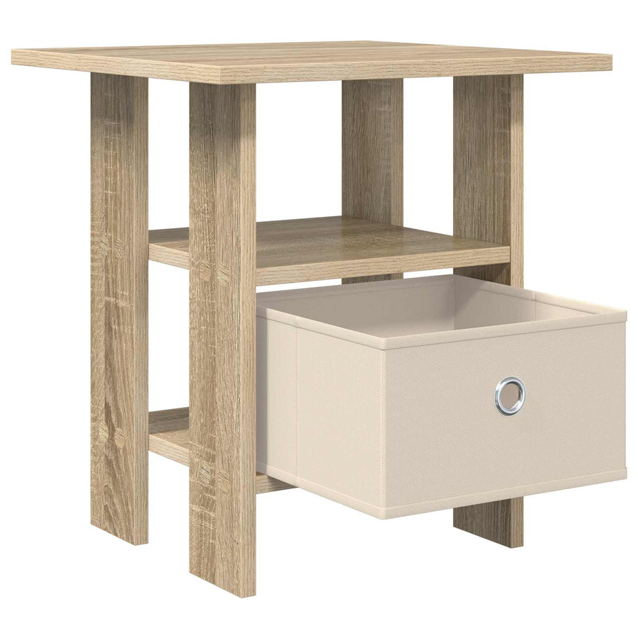 Nachtkastje 2 pcs Sonoma Eiken 41 x 40 x 45 cm Bewerkt hout