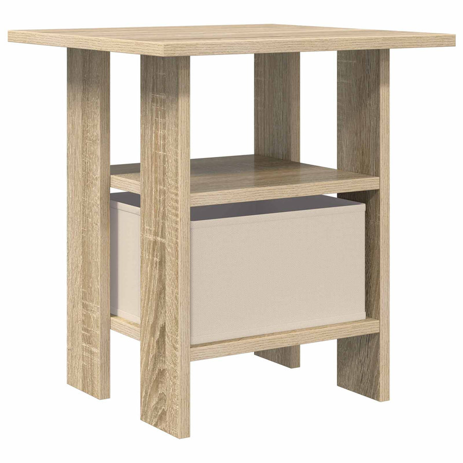 Nachtkastje 2 pcs Sonoma Eiken 41 x 40 x 45 cm Bewerkt hout