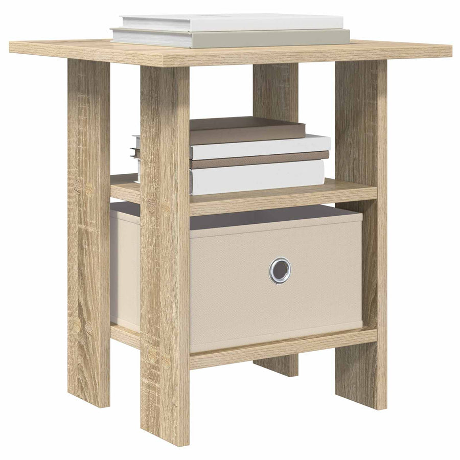 Nachtkastje 2 pcs Sonoma Eiken 41 x 40 x 45 cm Bewerkt hout
