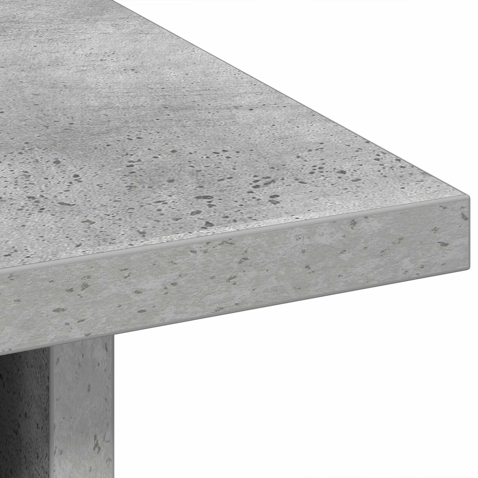 Nachtkastje met lade Beton Grijs 41 x 40 x 45 cm Bewerkt hout